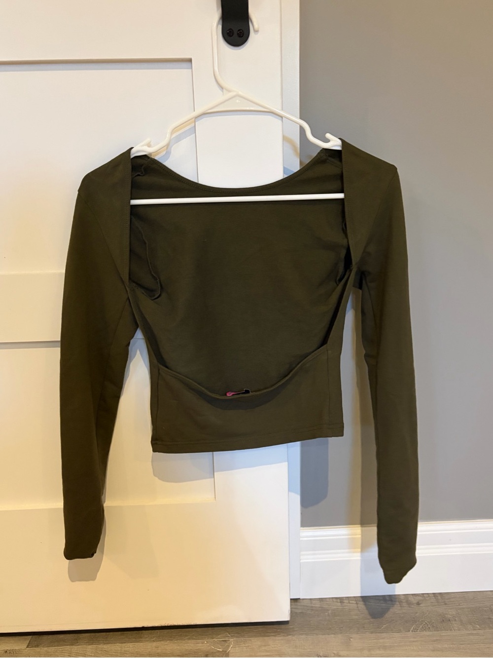 Edikted Open Back Long Sleeve Top